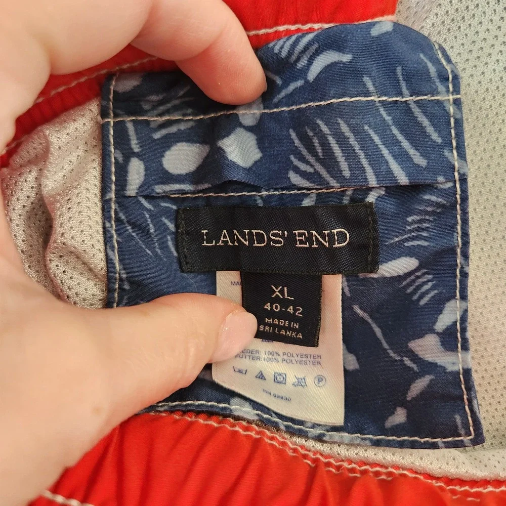 Lands End Mens XL 40-42 x 8